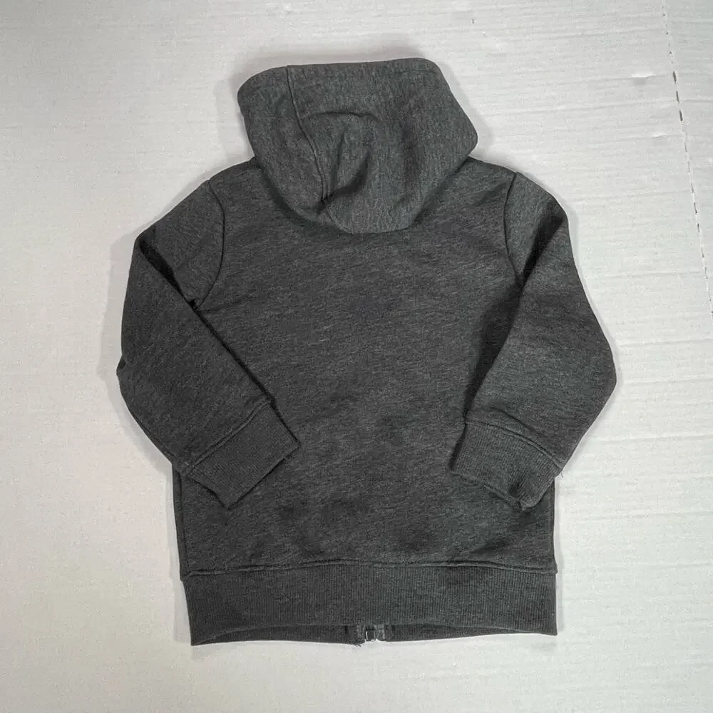 Cat & Jack Toddler Jacket Size 2T Full Zip Gray Hoodie With Pockets NWT